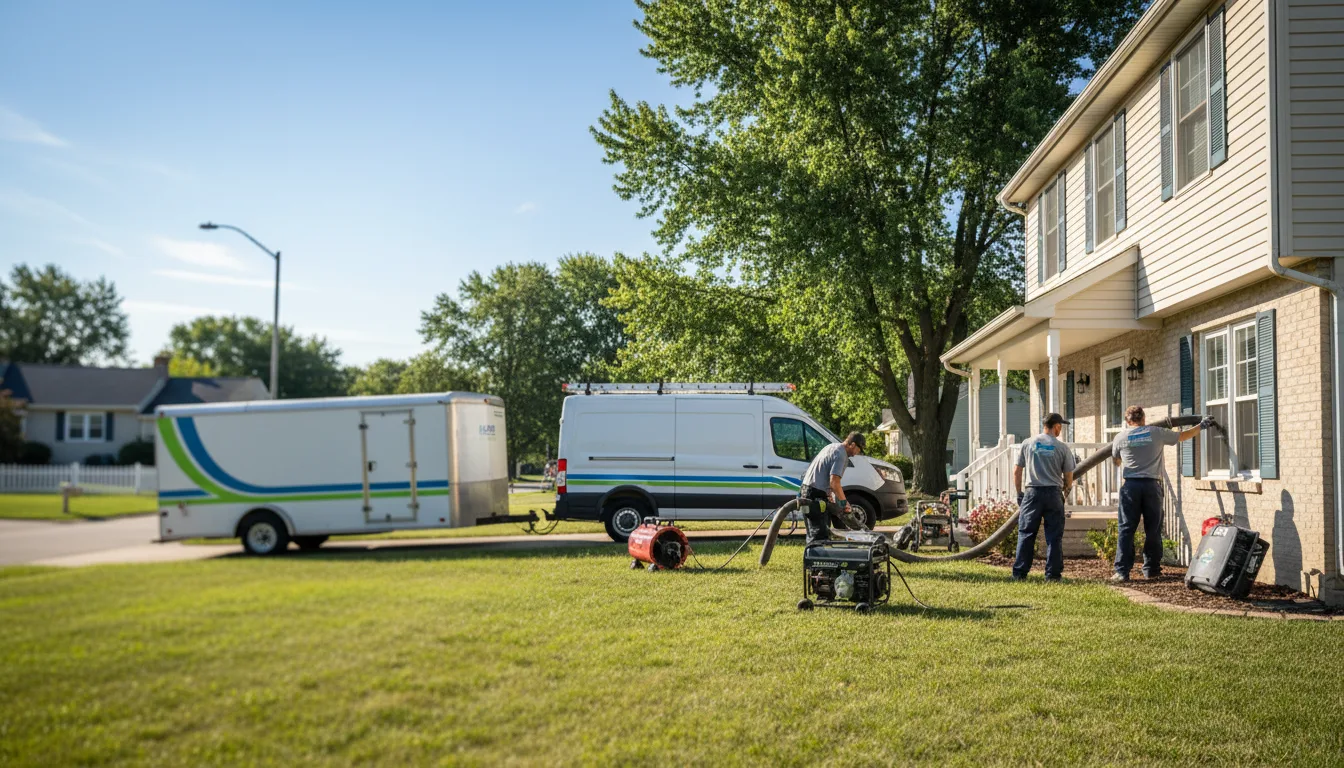 Flooded Basement Restoration And Cleanup With Repair in Cushing, IA near me